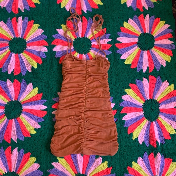 NWOT With Jean Diana Dress in Orange Size Small - Picture 7 of 10